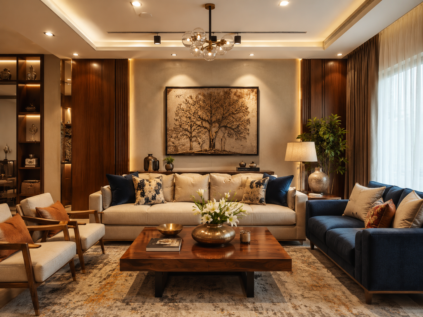 Cozy Family Living Room interior by Casa Art
